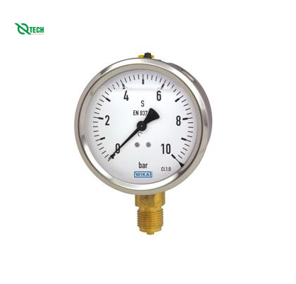 Đồng hồ đo áp suất WIKA 213.53(6 bar, dial 100, lower mount)
