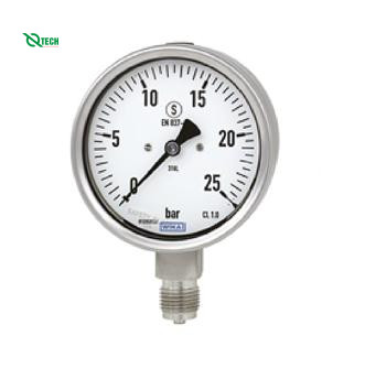 Đồng hồ đo áp suất WIKA 232.50 (1.6 Kg/cm2,dial 63,back mount)