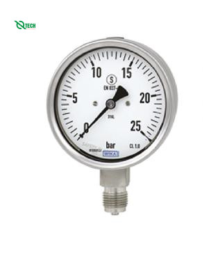Đồng hồ đo áp suất WIKA 232.50 (25 Bar(Psi),dial 63, back mount)
