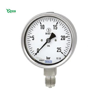 Đồng hồ đo áp suất WIKA 232.50 (1 Bar(Psi),dial 63, back mount)