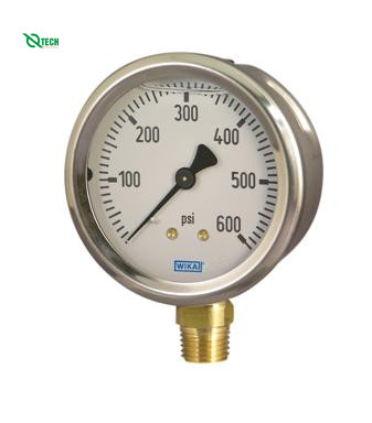 Đồng hồ đo áp suất WIKA 213.53 (250kg/cm²(psi), dial 100)