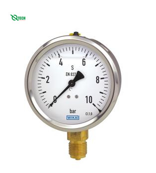Đồng hồ đo áp suất WIKA 213.53 (25 Bar(Psi),dial 100,back mount)