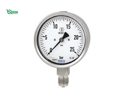 Đồng hồ đo áp suất WIKA 232.50 (160 kg/cm2,dial 63,lower mount)