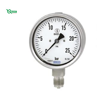Đồng hồ đo áp suất WIKA 232.50 (250 Bar(Psi),dial 63,lower mount)