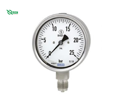 Đồng hồ đo áp suất WIKA 232.50 (60 Bar(Psi),dial 63,lower mount)
