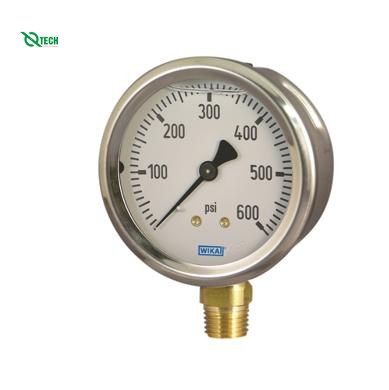 Đồng hồ đo áp suất WIKA 213.53 (600kg/cm²(psi), dial 100)
