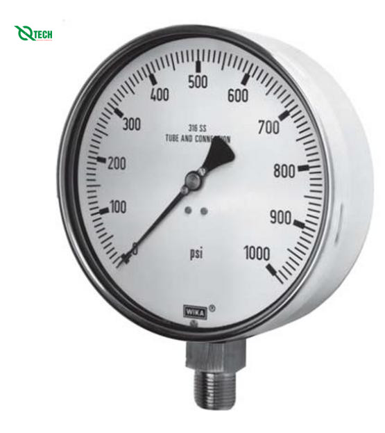 Đồng hồ đo áp suất WIKA 232.50 (-1 to 0kg/cm²(mmHg))