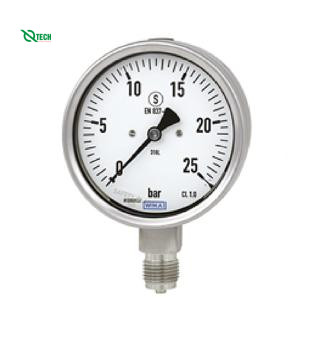 Đồng hồ đo áp suất WIKA 232.50 (4 Bar(Psi),dial 100,lower mount)