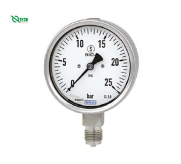 Đồng hồ đo áp suất WIKA 232.50 (0~30 kg/cm2,dial 100,lower mount)
