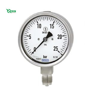 Đồng hồ đo áp suất WIKA 232.50 (200 Bar(Psi),dial 63, back mount)