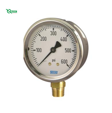 Đồng hồ đo áp suất WIKA 213.53 (400kg/cm²(psi), dial 100, back mount)