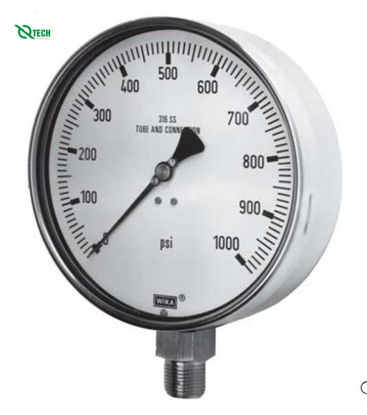 Đồng hồ đo áp suất WIKA 232.50 (100kg/cm²(psi))