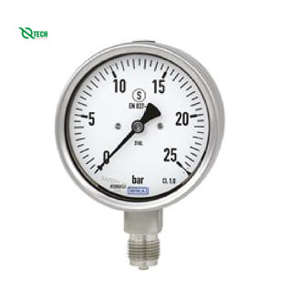 Đồng hồ đo áp suất WIKA 232.50 (0~250 Kg/cm2,dial 100,lower mount)