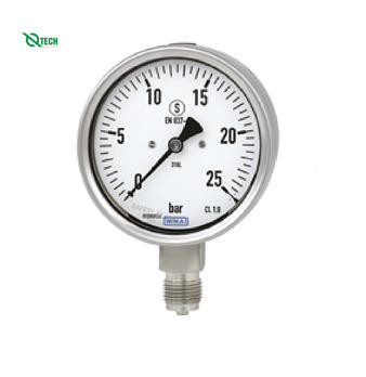 Đồng hồ đo áp suất WIKA 232.50 (40 MPa,dial 100,lower mount)