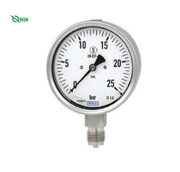 Đồng hồ đo áp suất WIKA 232.50 (10 MPa,dial 100,lower mount)