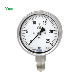Đồng hồ đo áp suất WIKA 232.50 (400 Bar,dial 100,lower mount)