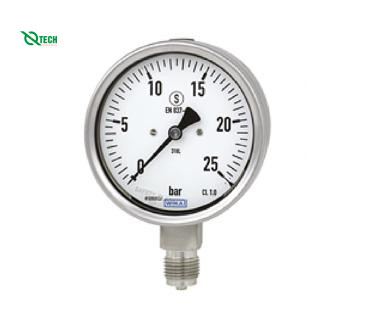 Đồng hồ đo áp suất WIKA 232.50 (160 Bar(Psi),dial 100,lower mount)