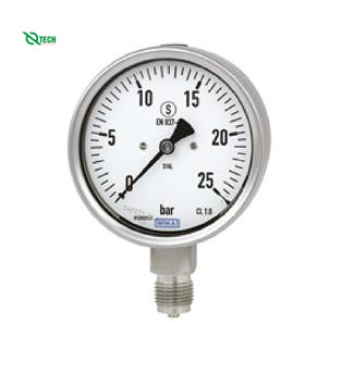 Đồng hồ đo áp suất WIKA 232.50 (250 Bar(Psi),dial 100,chân đứng)