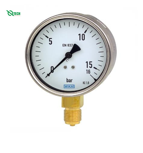 Đồng hồ đo áp suất WIKA 212.20 (250 Bar(Psi),dial 160,lower mount)