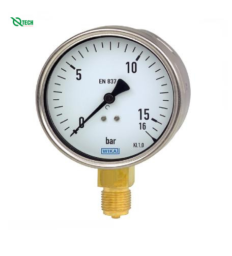 Đồng hồ đo áp suất WIKA 212.20 (60 Bar(Psi),dial 160,lower mount)