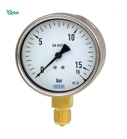 Đồng hồ đo áp suất WIKA 212.20 (25 Bar(Psi),dial 160,lower mount)