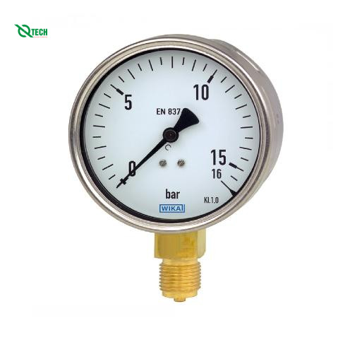 Đồng hồ đo áp suất WIKA 212.20 (20 Bar(Psi),dial 160,lower mount)