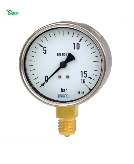 Đồng hồ đo áp suất WIKA 212.20 (16 Bar(Psi),dial 160,lower mount)
