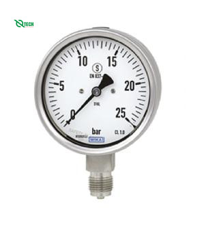 Đồng hồ đo áp suất WIKA 232.50 (0;1 Mpa 1/2"NPT, LM)