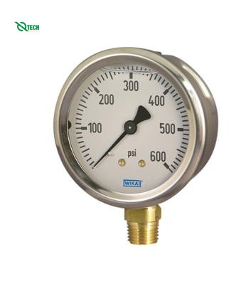 Đồng hồ đo áp suất WIKA 213.53 (-1~3Bar (psi), dial 100, lower mount)