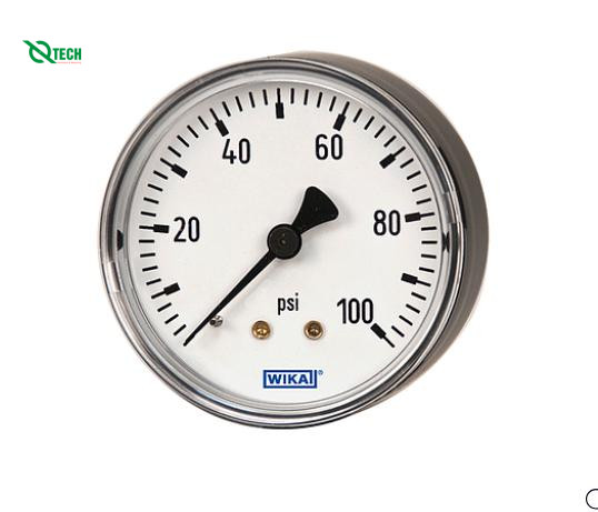 Đồng hồ đo áp suất WIKA 111.12(-1~4Kg/cm2,dial63,chân sau 1/4'')