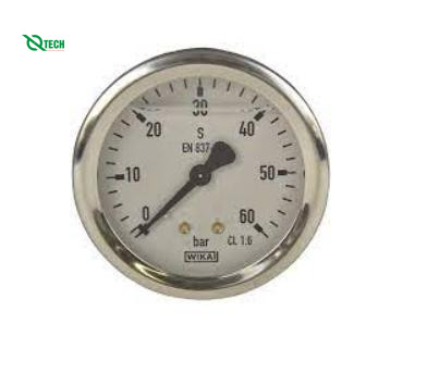 Đồng hồ đo áp suất WIKA 213.53 (20 Bar,dial 63,chân sau)