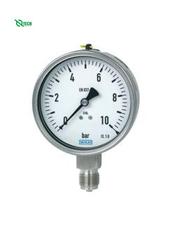 Đồng hồ đo áp suất WIKA 232.50(0~1.6Bar,dial 63,chân sau 1/4'')