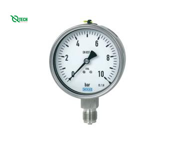 Đồng hồ đo áp suất WIKA 233.50(10000 PSI,dial 160,chân đứng 1/2'')