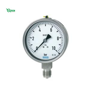 Đồng hồ đo áp suất WIKA 232.50(250 Bar,dial 100,chân sau 1/2'')