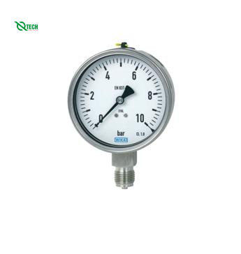 Đồng hồ đo áp suất WIKA 232.50(60 Bar(Psi),dial 100,chân đứng 1/2'')