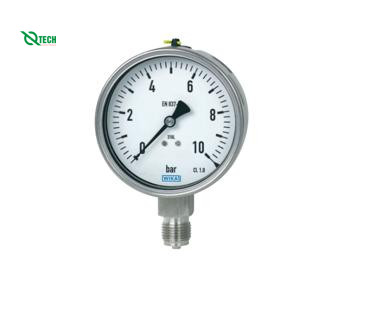 Đồng hồ đo áp suất WIKA 232.50(250 Bar(Psi),dial 100,chân đứng 1/2'')