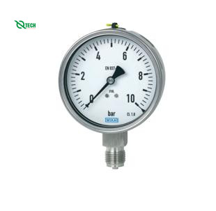 Đồng hồ đo áp suất WIKA 232.50(-1~3 Bar(Psi),dial 100,chân đứng 1/2'')