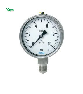 Đồng hồ đo áp suất WIKA 232.50(10 Bar(Psi),dial 63,chân đứng G1/4B)