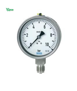 Đồng hồ đo áp suất WIKA 232.50(10 Bar(Psi),dial 63,chân đứng 1/4'')