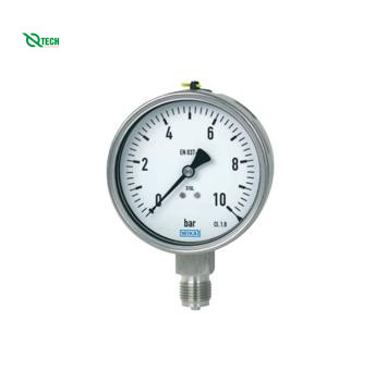 Đồng hồ đo áp suất WIKA 232.50(2 Bar(Psi),dial 63,chân đứng 1/4'')