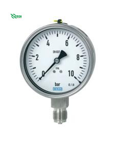 Đồng hồ đo áp suất WIKA 232.50.063 (40 Bar(580Psi),dial 100,chân đứng)