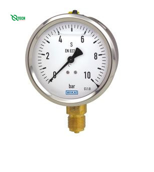 Đồng hồ đo áp suất WIKA 213.53 (-1 MPa,dial 100,lower mount)