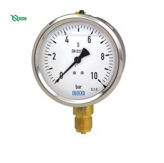 Đồng hồ đo áp suất WIKA 232.50 (-1~5 Bar(mmHG),dial 100,lower mount)