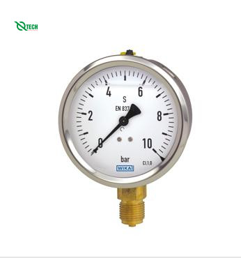 Đồng hồ đo áp suất WIKA 213.53 (0~1000 Kg/cm2,dial 63,lower mount)