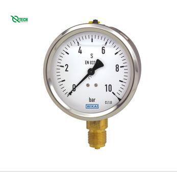 Đồng hồ đo áp suất WIKA 213.53 (400 Bar(Psi),dial 63,Lower mount)