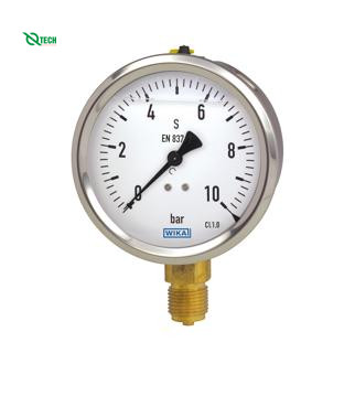Đồng hồ đo áp suất WIKA 213.53 (160 Bar(Psi),dial 63,back mount)