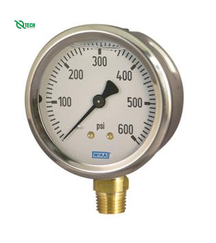 Đồng hồ đo áp suất WIKA 213.53 (6kg/cm²(psi), dial 100)