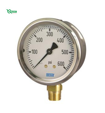 Đồng hồ đo áp suất WIKA 213.53 (25kg/cm²(psi),dial 63,back mount)