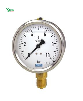 Đồng hồ đo áp suất WIKA 213.53 (1000 Bar(Psi),dial 63,back mount)