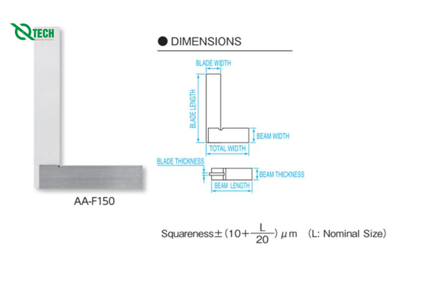 Eke vuông chuẩn dài 50x37mm kiểu đế dày Niigata Seiki AA-F50